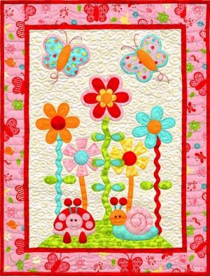 In the Garden - by Kids Quilts - Wall Quilt Pattern
