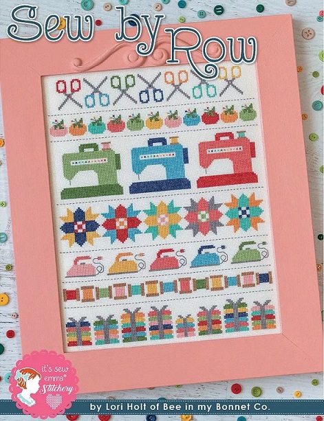 Sew by Row Cross Stitch Pattern by Lori Holt - for It's So Emma - pattern
