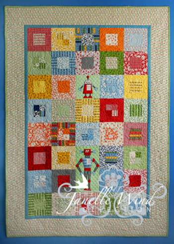 R is for Robot... by Janelle Wind - Quilt Pattern