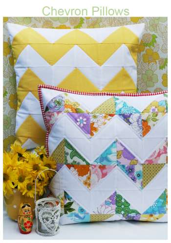 Chevron Pillow - by Janelle Wind -  Creative Cards