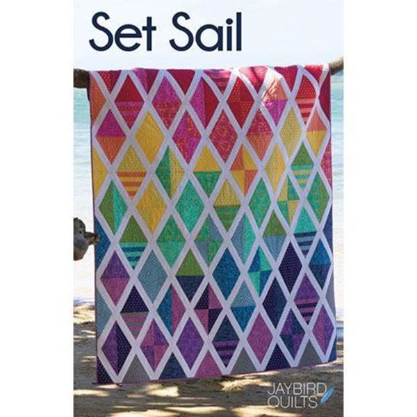 Set Sail Pattern by Jaybird Quilts - Quilting & Patchwork Pattern  -  Modern Contemporary Quilt Pattern 