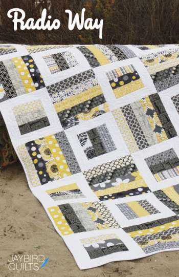 Radio Way Quilt Pattern by Jaybird Quilts - Quilting & Patchwork Pattern  -  Modern Contemporary Quilt Pattern 