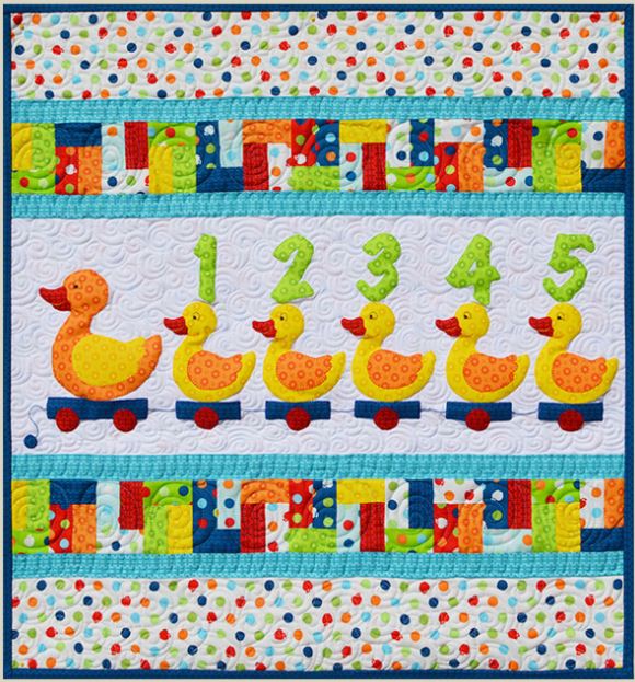 Just Ducky - by Kids Quilts - Wall Crib Quilt Pattern