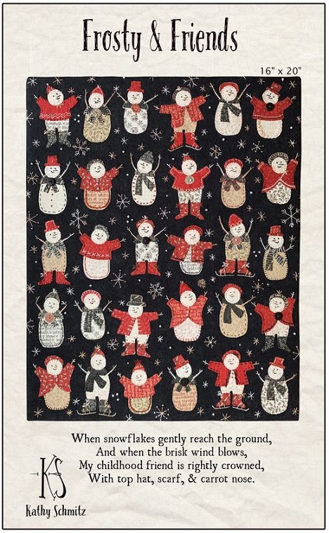 Frosty & Friends - by Kathy Schmitz - Quilting & Patchwork Pattern - Sturbridge by Moda Fabrics 