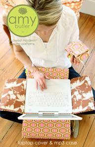 Laptop Cover & mp3 Case -  by Amy Butler -  Bag Pattern