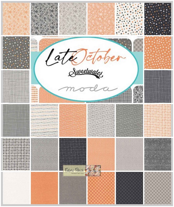 Late October charm squares by Sweetwater for Moda Fabrics - patchwork and quilting fabric