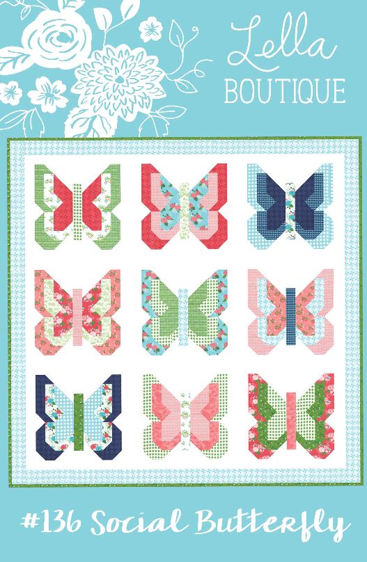 Social Butterfly - Lella Boutique - Patchwork & Quilting Pattern