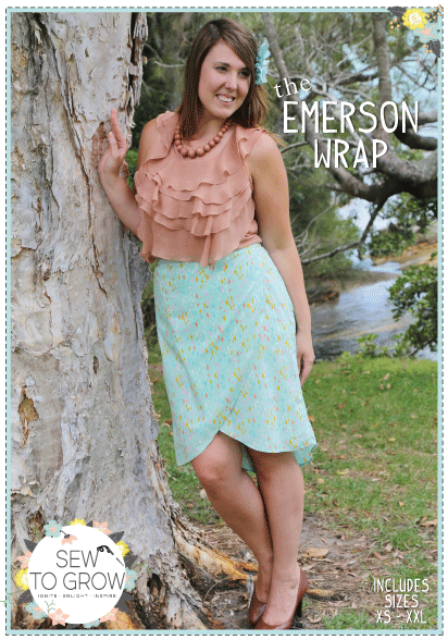 The Emerson Wrap - Sew to Grow - Clothing  Pattern