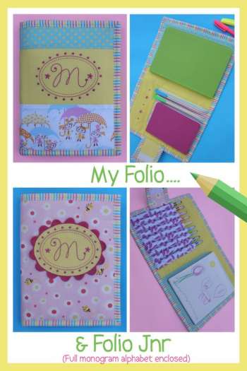 My Folio...& Folio Jnr - by Melly and Me -  Pattern