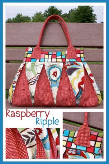 Raspberry Ripple - by Melly and Me -  Bag Pattern