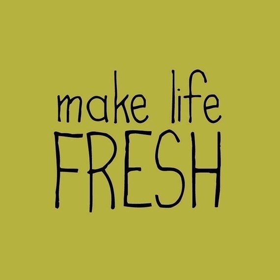 Make Life Fresh Iron On label - by Sweetwater