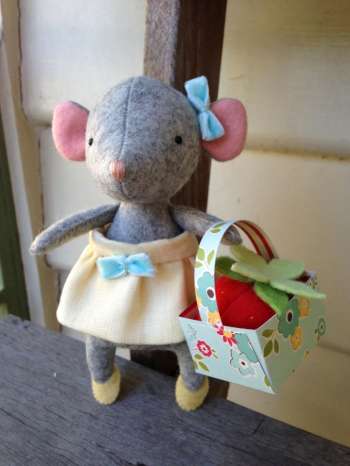 Tiptoes - by May Blossom - Soft Toy Mouse Pattern