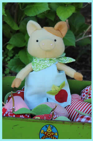 Hubert Radish - by May Blossom - Softie Baby Pig Pattern