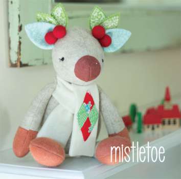 Mistletoe - by May Blossom - soft toy pattern - Christmas Softie