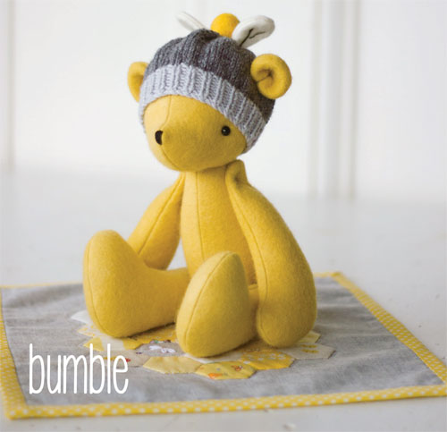 Bumble, softy toy pattern by May Blossom Designs 