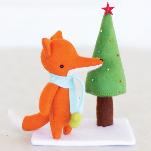 Christmas Tree for Kip softy toy pattern by May Blossom Designs 