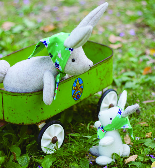 Parsnip & Sable - Rabbits Softy Patterns  Pattern by Simone Gooding for May Blossom patterns,  