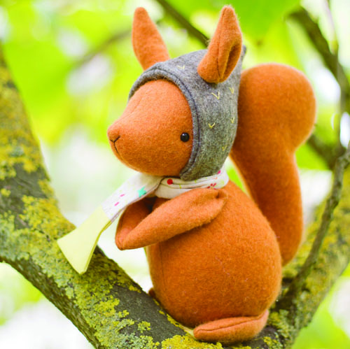 Thrift  - by May Blossom -  Squirrel soft toy pattern