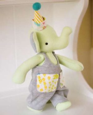 Pockets  - by May Blossom - Elephant soft toy pattern