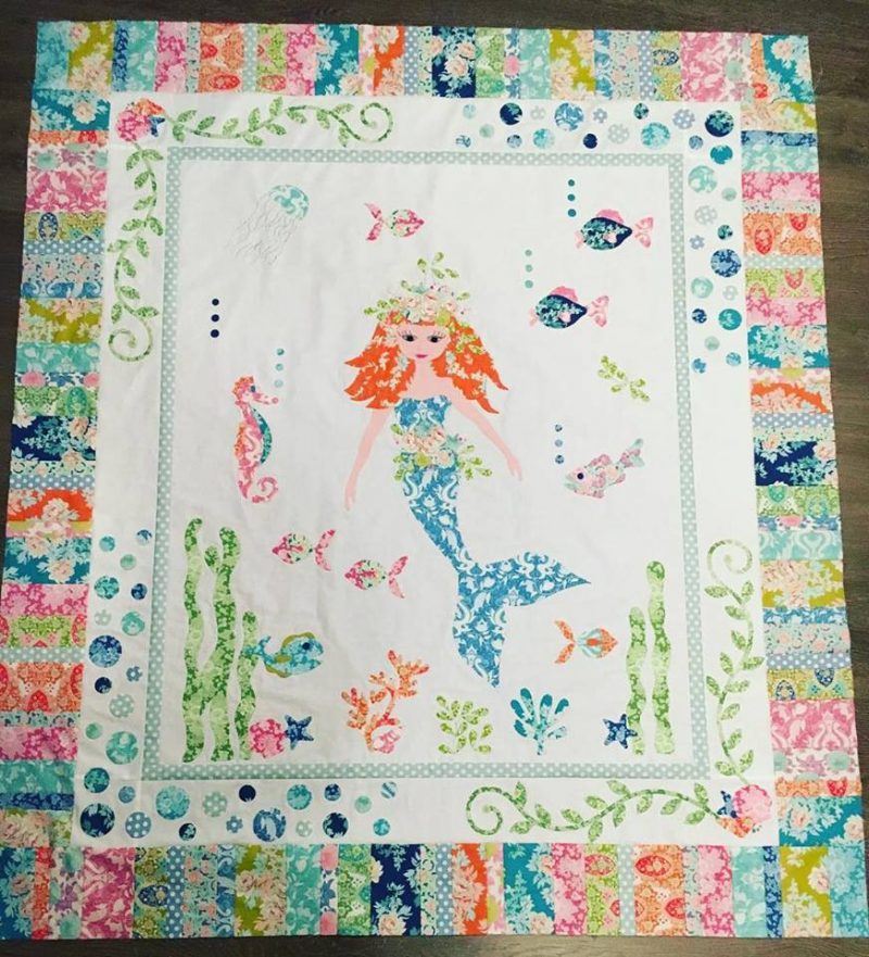 Mermaid Garden - by Petals & Patches - Patchwork Quilt Pattern
