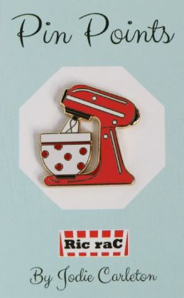 Pin Points - Mixer Red - by Ric Rac - Enamel Pins