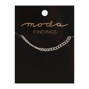 Moda Jewellery Necklace Silver Chain 36"   - Moda Findings