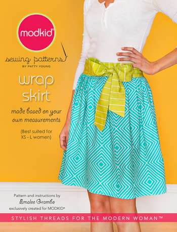 Wrap Skirt  - by Modkid - Micro Mini Pattern - Skirt Pattern