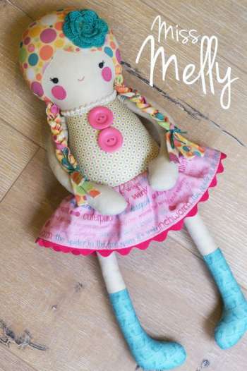 Miss Melly - by Melly & Me - Doll Pattern.