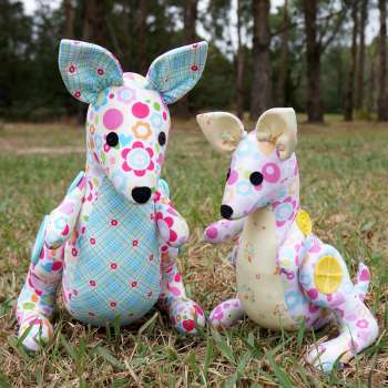 Hop & Skip - by Melly and Me - Kangaroo Softy Pattern