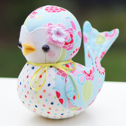 Bonnie Bluebird -  by Melly & Me - Bird Softy Pattern.