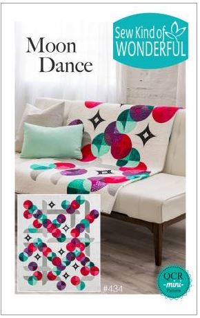 Moon Dance  by Sew Kind of Wonderful - Quilting & Patchwork Pattern  -  Modern Contemporary Quilt Pattern made using the Quick Curve Ruler