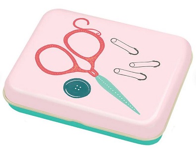 Moda Scissors Tin #45 - Moda Products - Sewing Notions Tin