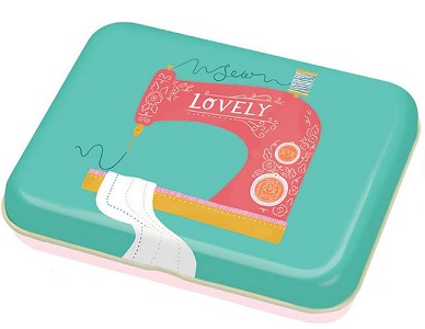 Moda Sewing Machine Tin #46 - Moda Products - Sewing Notions Tin