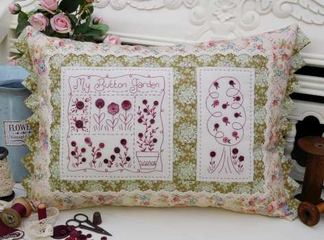 My Button Garden -Sally Giblin- Rivendale - Cushion  Pattern