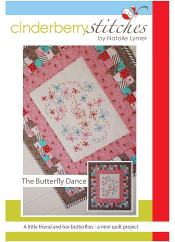 The Butterfly Dance - by Cinderberry Stitches -Stitchery Pattern