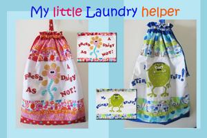 Kid's Laundry Bag - by Natalie Ross -  Pattern
