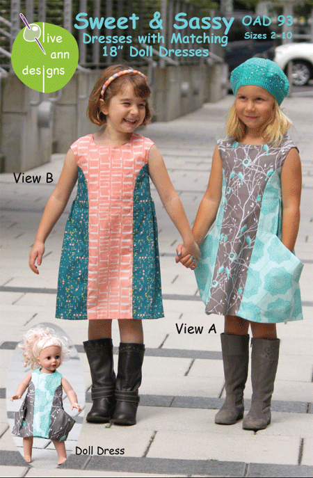 Sweet & Sassy  - by Olive Ann Designs - Kids Clothing Pattern