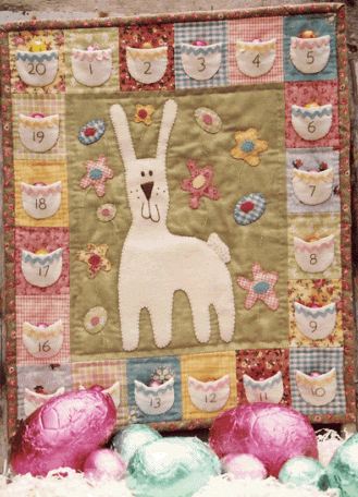 Easter Egg Hunt -Wall Hanging Pattern -  by Hatched and Patched