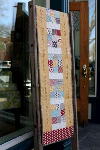 City Block - by Sweetwater - Table Runner Pattern