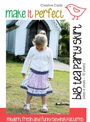 Tea Party Skirt BIG- by Make It Perfect - Creative Cards