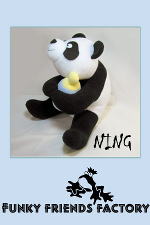 Panda Baby Ning - by Funky Friends Factory - Softy Pattern