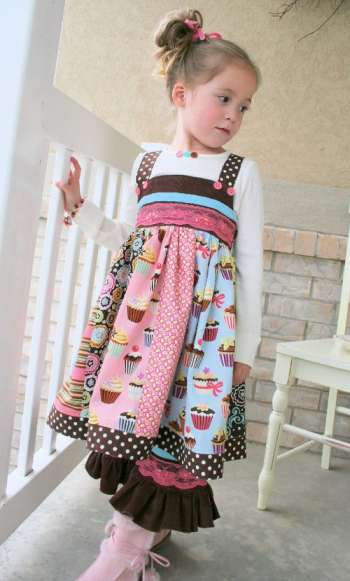 The Cuppy Cake Dress - by Pink Fig - Childrens Clothing Pattern.