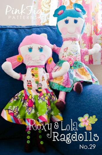 Roxy & Lola Ragdolls - by Pink Fig - Pattern.
