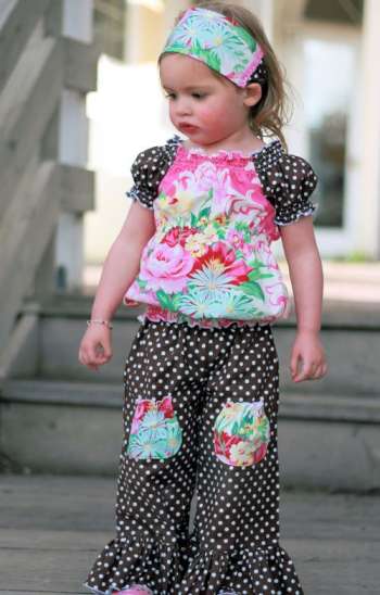 The Olivia Top - by Pink Fig - Childrens Clothing Pattern.