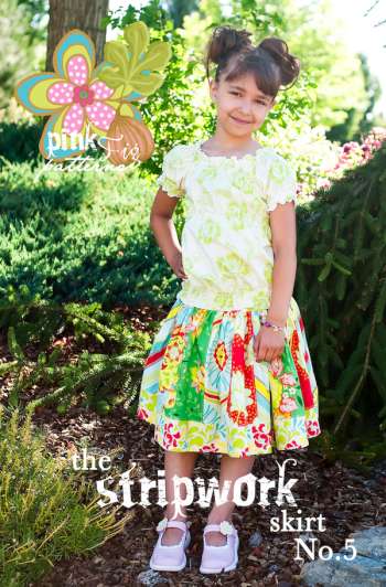 The Stripwork Skirt - by Pink Fig - Childrens Clothing