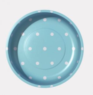 Pin Bowl - Aqua Dots - Pleasant Home - Patchwork Quilting Notion