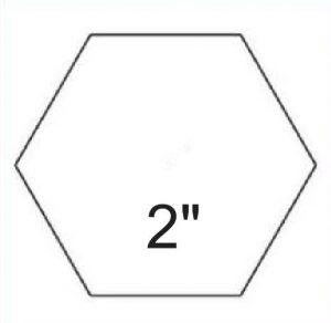 Hexagon 2" Papers (25) - Imprezzio - English Paper Piecing
