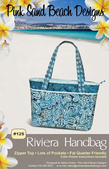 Riviera Handbag - by Pink Sand Beach Designs  - Bag Patterns
