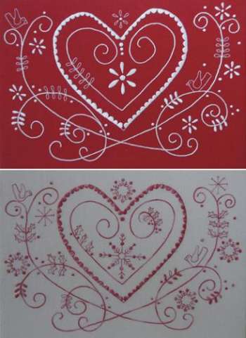 Heartsong Stitchery - by Rosalie Quinlan - Stitchery  Pattern