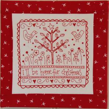 Home For Christmas - by Rosalie Quinlan - Stitchery Pattern